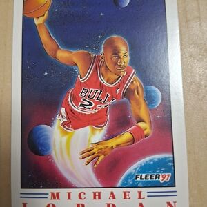 Michael Jordan Fleer '91 Basketball Card